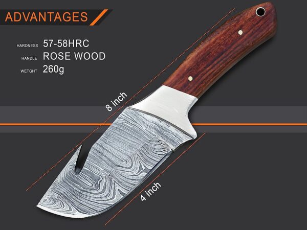 gut hook skinning knife