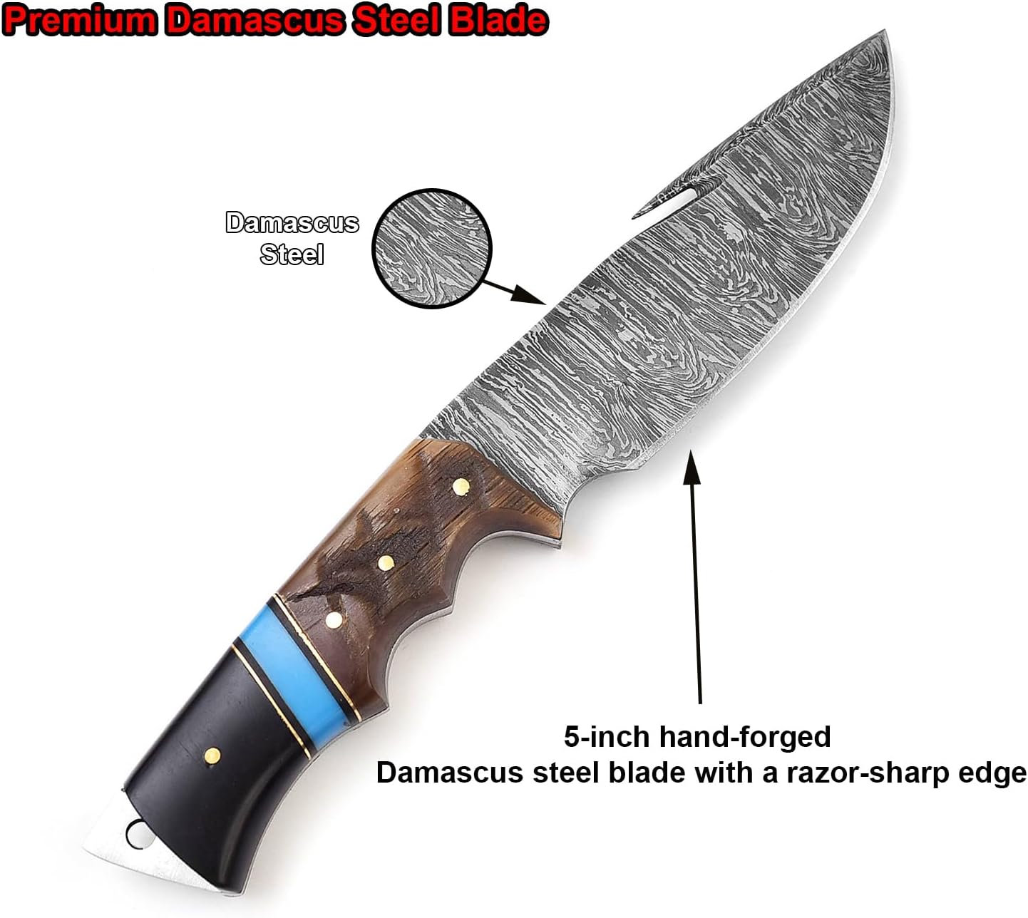 leona craft handmade damascus knife fixed blade with gut hook mega blades leona craft handmade damascus knife fixed blade with gut hook mega blades