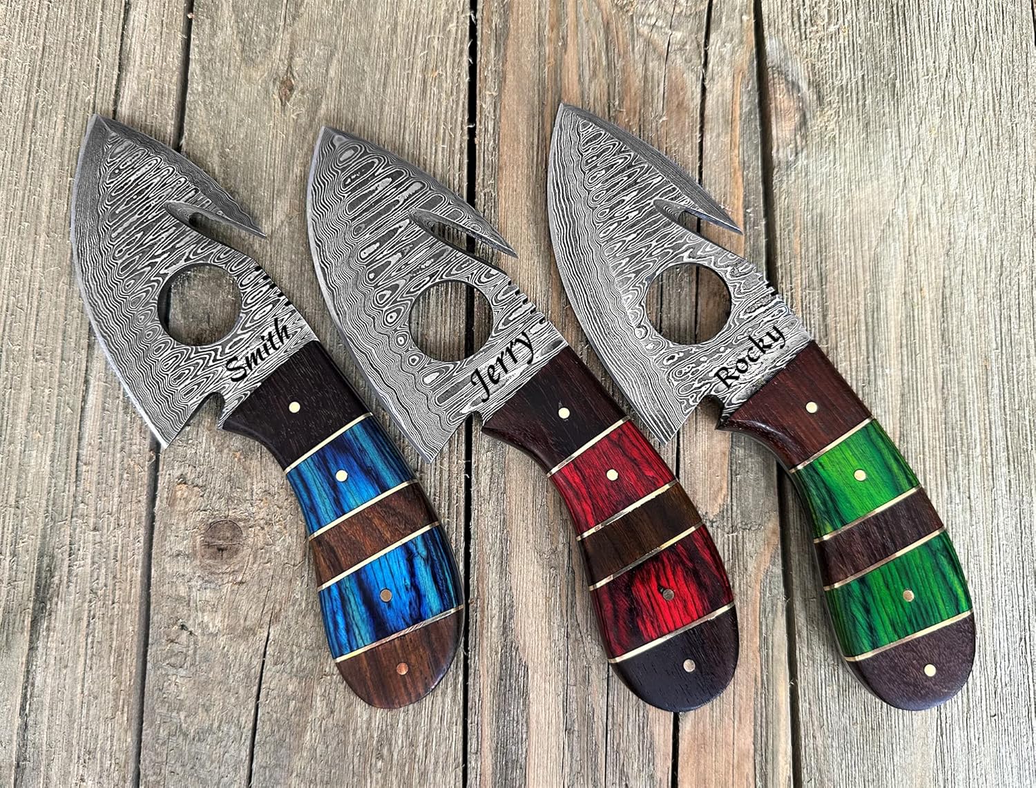 personalized gut hook skinner knife damascus w/ leather sheath mega blades personalized gut hook skinner knife damascus w/ leather sheath mega blades