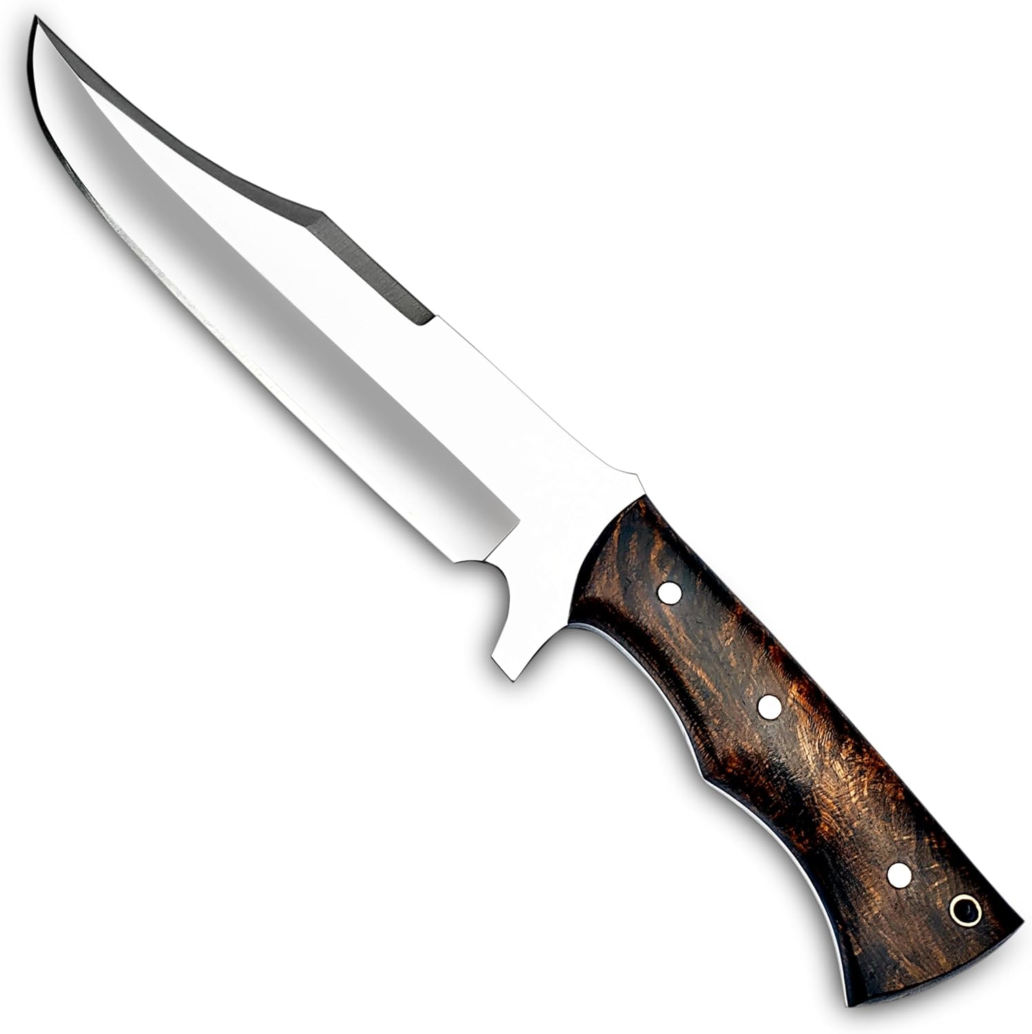 d2 steel bowie knife 14 inch full tang with wood handle & sheath mega blades d2 steel bowie knife 14 inch full tang with wood handle & sheath mega blades