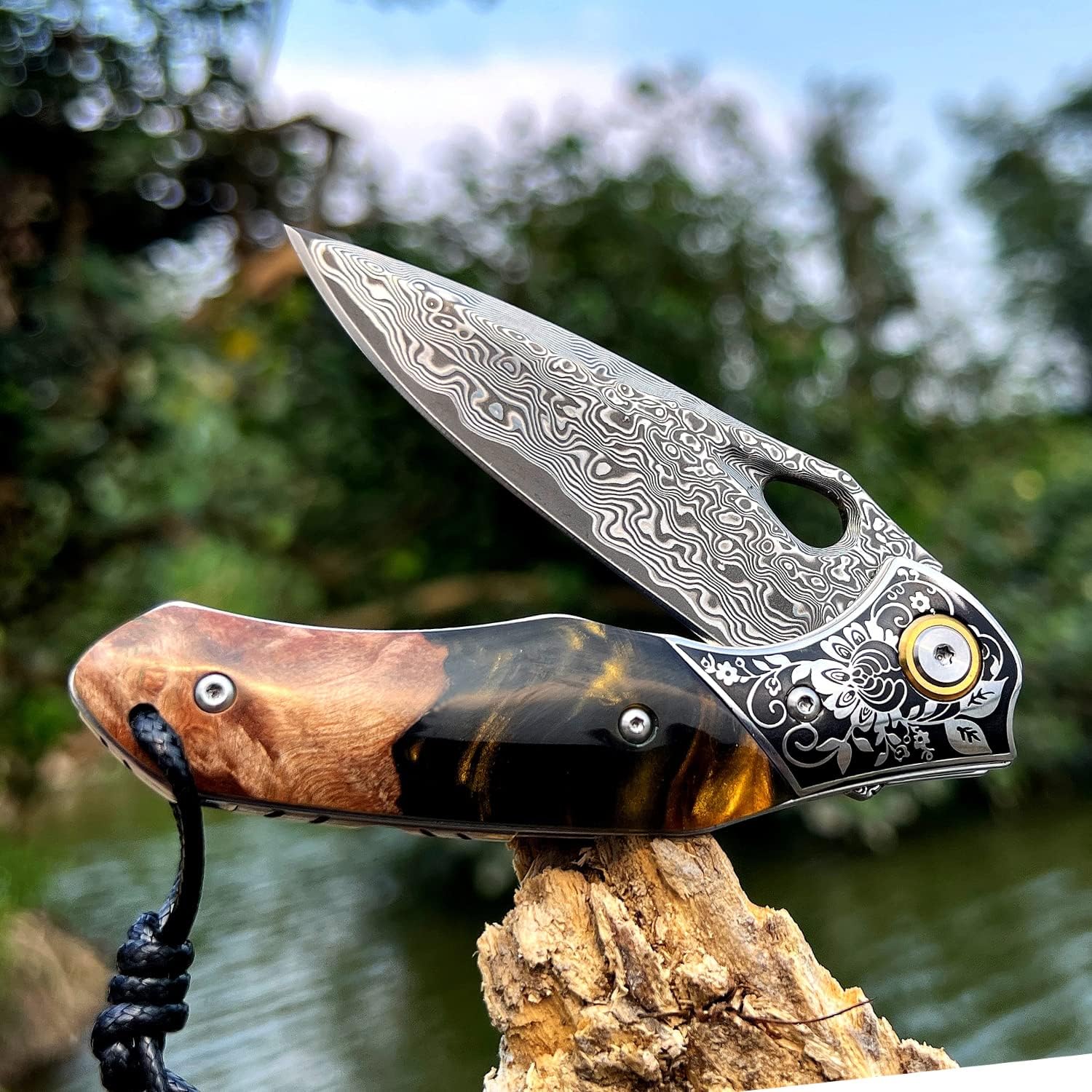 damascus steel pocket knife folding vg10 for edc fishing mega blades damascus steel pocket knife folding vg10 for edc fishing mega blades