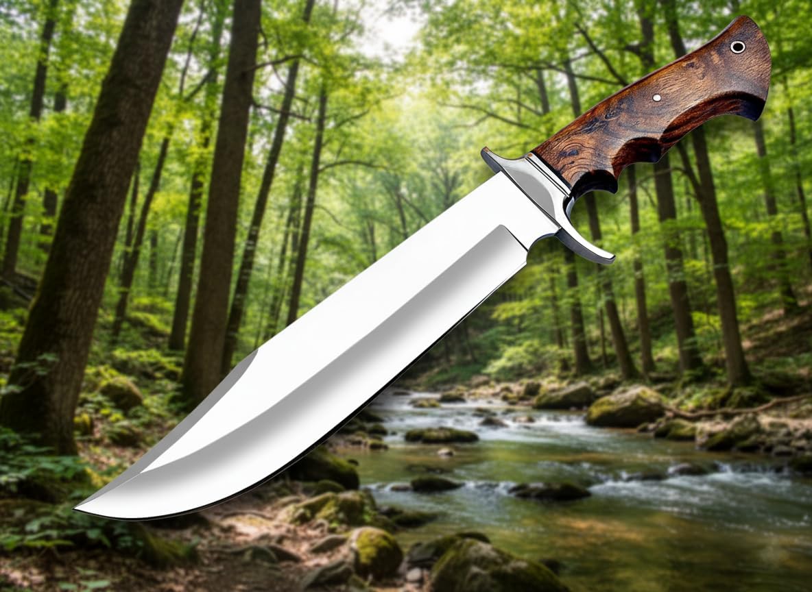 15 inch bowie knife handmade full tang camping bushcraft knife mega blades 15 inch bowie knife handmade full tang camping bushcraft knife mega blades