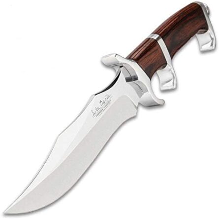 hibben legacy iii full tang fighter knife with leather sheath | mega blades