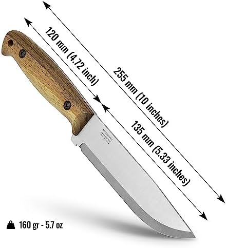 bushcraft knife scandi grind carbon steel camp knife | mega blades bushcraft knife scandi grind carbon steel camp knife | mega blades