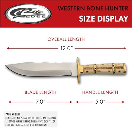 full tang hunting knife 12 inch bone handle bowie | mega blades full tang hunting knife 12 inch bone handle bowie | mega blades