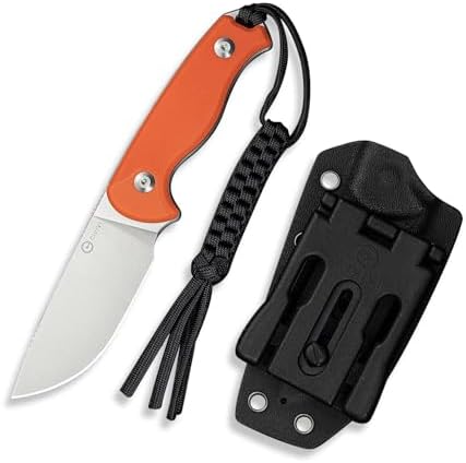 compact fixed blade edc hunting knife for outdoors | mega blades