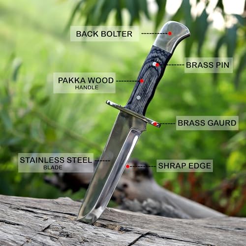 full tang fixed blade bowie knife 11 inch outdoor knife | mega blades full tang fixed blade bowie knife 11 inch outdoor knife | mega blades