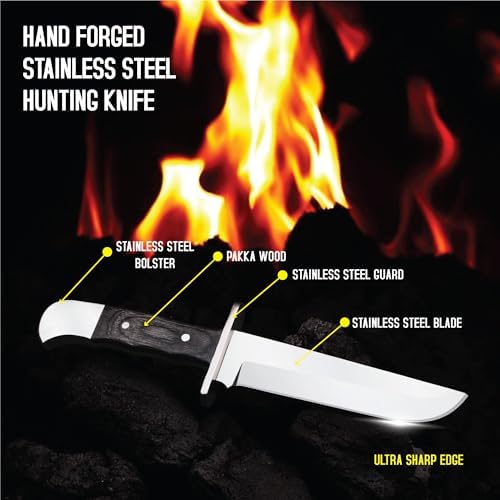 full tang fixed blade bowie knife 11 inch outdoor knife | mega blades full tang fixed blade bowie knife 11 inch outdoor knife | mega blades