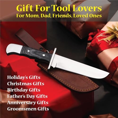 full tang fixed blade bowie knife 11 inch outdoor knife | mega blades full tang fixed blade bowie knife 11 inch outdoor knife | mega blades