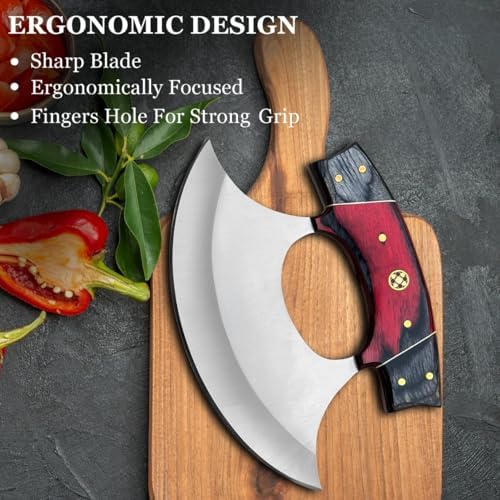 custom handmade damascus steel ulu knife with sheath | mega blades custom handmade damascus steel ulu knife with sheath | mega blades
