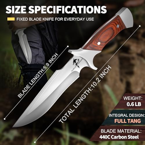fixed blade outdoor knife 6 inch redwood handle | mega blades fixed blade outdoor knife 6 inch redwood handle | mega blades