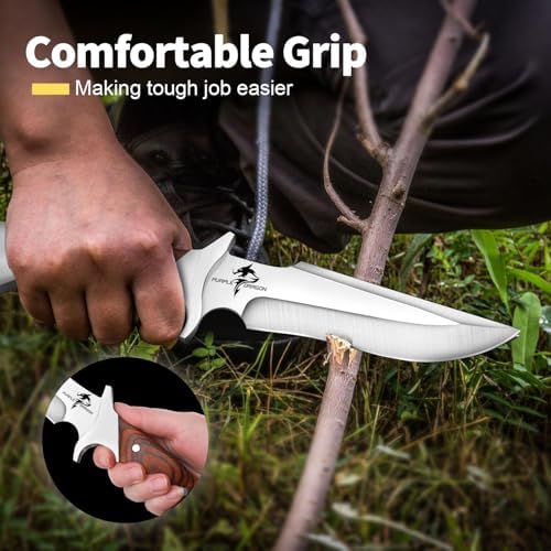 fixed blade outdoor knife 6 inch redwood handle | mega blades fixed blade outdoor knife 6 inch redwood handle | mega blades