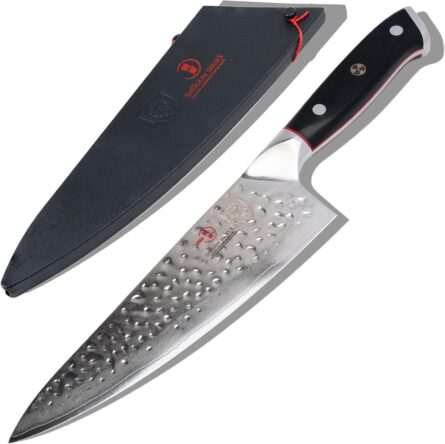 damascus chef knife 8 inch aus 10v japanese steel mega blades