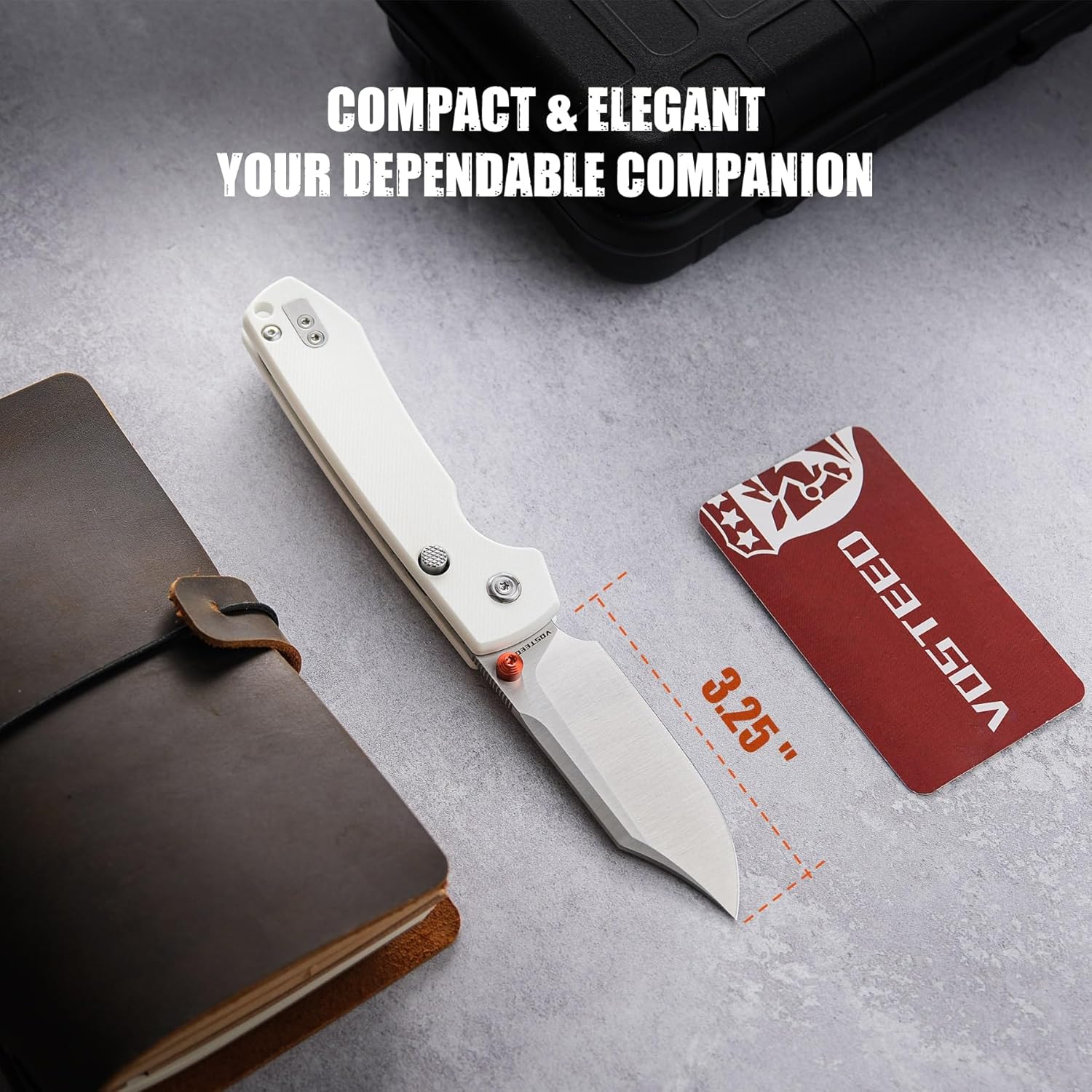 folding bowie knife 3.25" 14c28n steel with g10 handle mega blades folding bowie knife 3.25" 14c28n steel with g10 handle mega blades