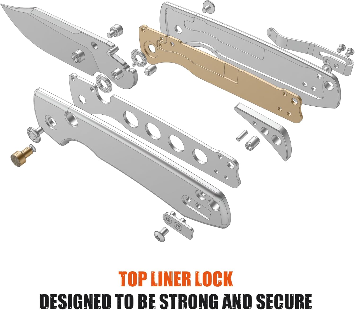 folding bowie knife 3.25" 14c28n steel with g10 handle mega blades folding bowie knife 3.25" 14c28n steel with g10 handle mega blades