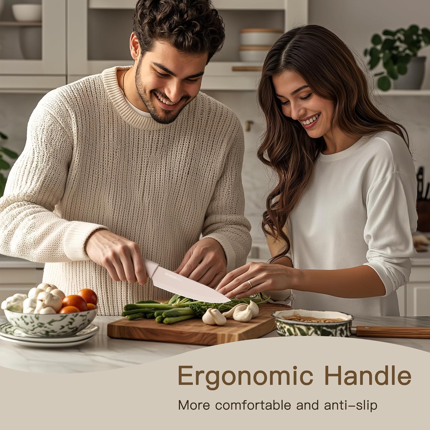 astercook 13 piece kitchen knife set with blade guards & shears mega blades astercook 13 piece kitchen knife set with blade guards & shears mega blades