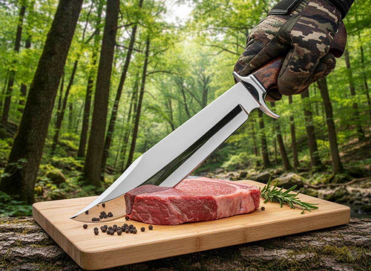 full tang bowie knife – handmade 15” hunting & camping knife mega blades full tang bowie knife – handmade 15” hunting & camping knife mega blades