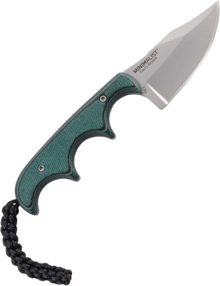 crkt minimalist bowie knife for outdoor survival use mega blades