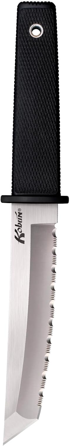 cold steel kobun serrated tactical knife with tanto blade mega blades