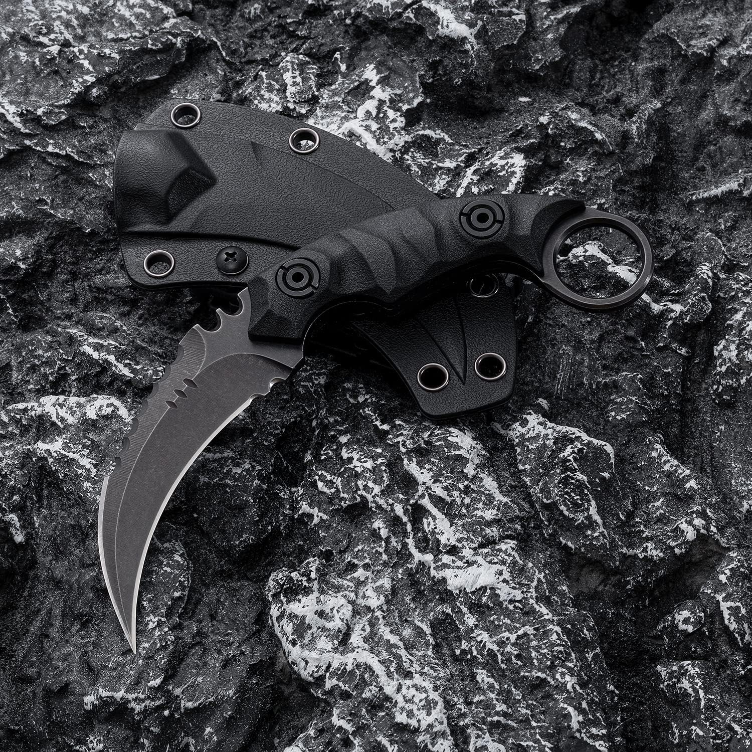 fixed blade knife d2 steel claw knife for tactical edc mega blades fixed blade knife d2 steel claw knife for tactical edc mega blades