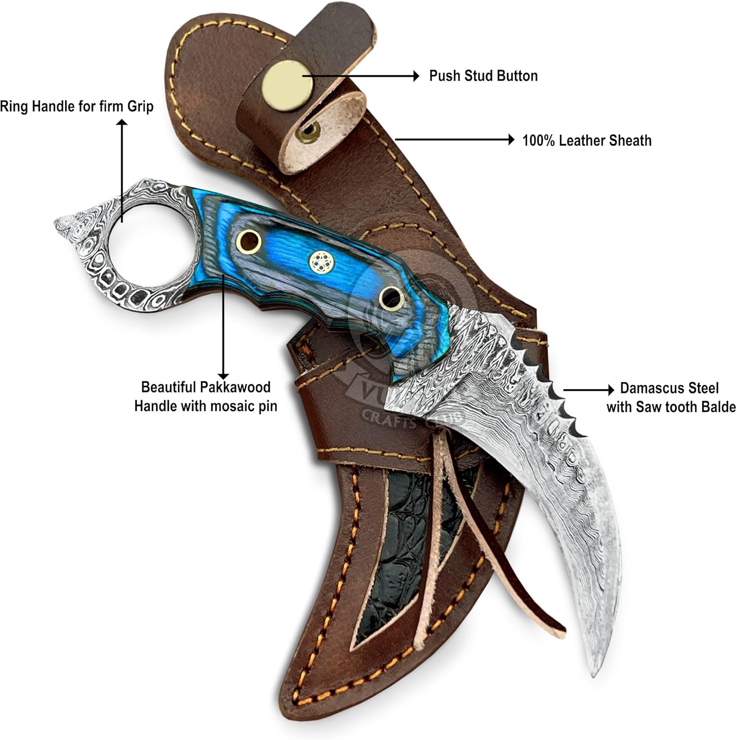 damascus steel fixed blade knife handmade claw knife mega blades damascus steel fixed blade knife handmade claw knife mega blades