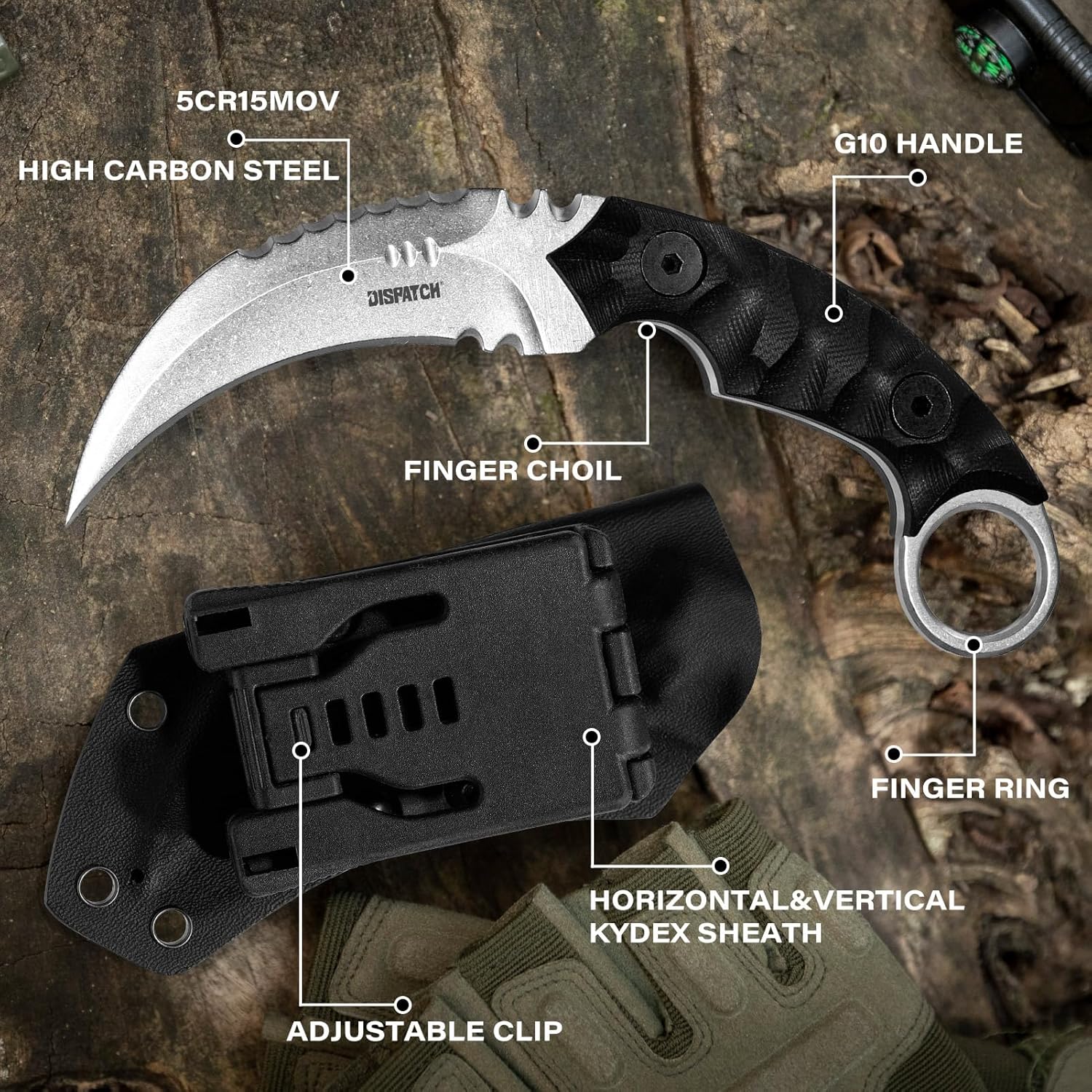 dispatch tactical fixed blade knife with g10 handle mega blades dispatch tactical fixed blade knife with g10 handle mega blades