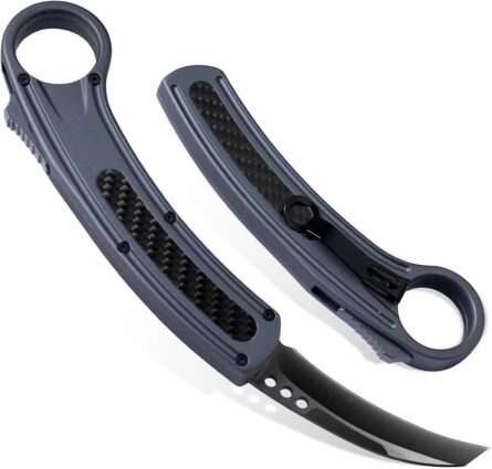 xxv pocket knife for men with 2.95″ steel blade edc mega blades