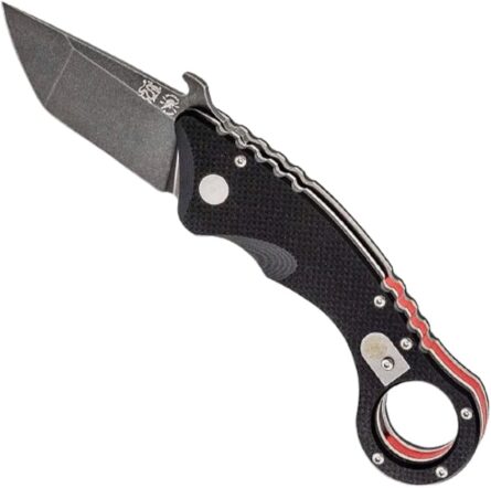 folding karambit knife cts xhp blade g10 handle black mega blades