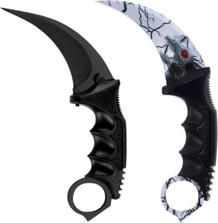 karambit knife set with sheath for tactical camping use mega blades