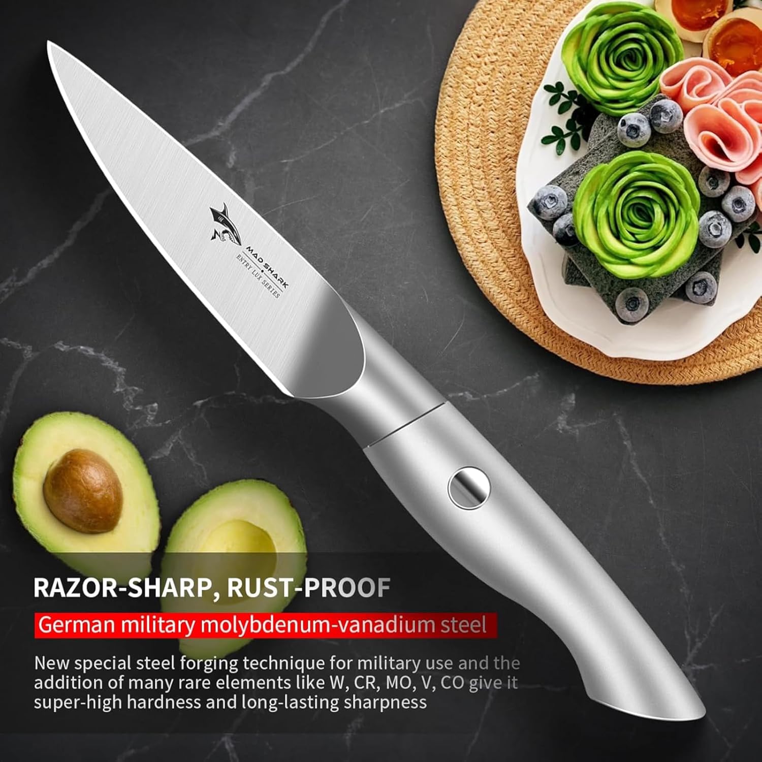 paring knife 3.5 inch ultra sharp german steel kitchen knife mega blades paring knife 3.5 inch ultra sharp german steel kitchen knife mega blades