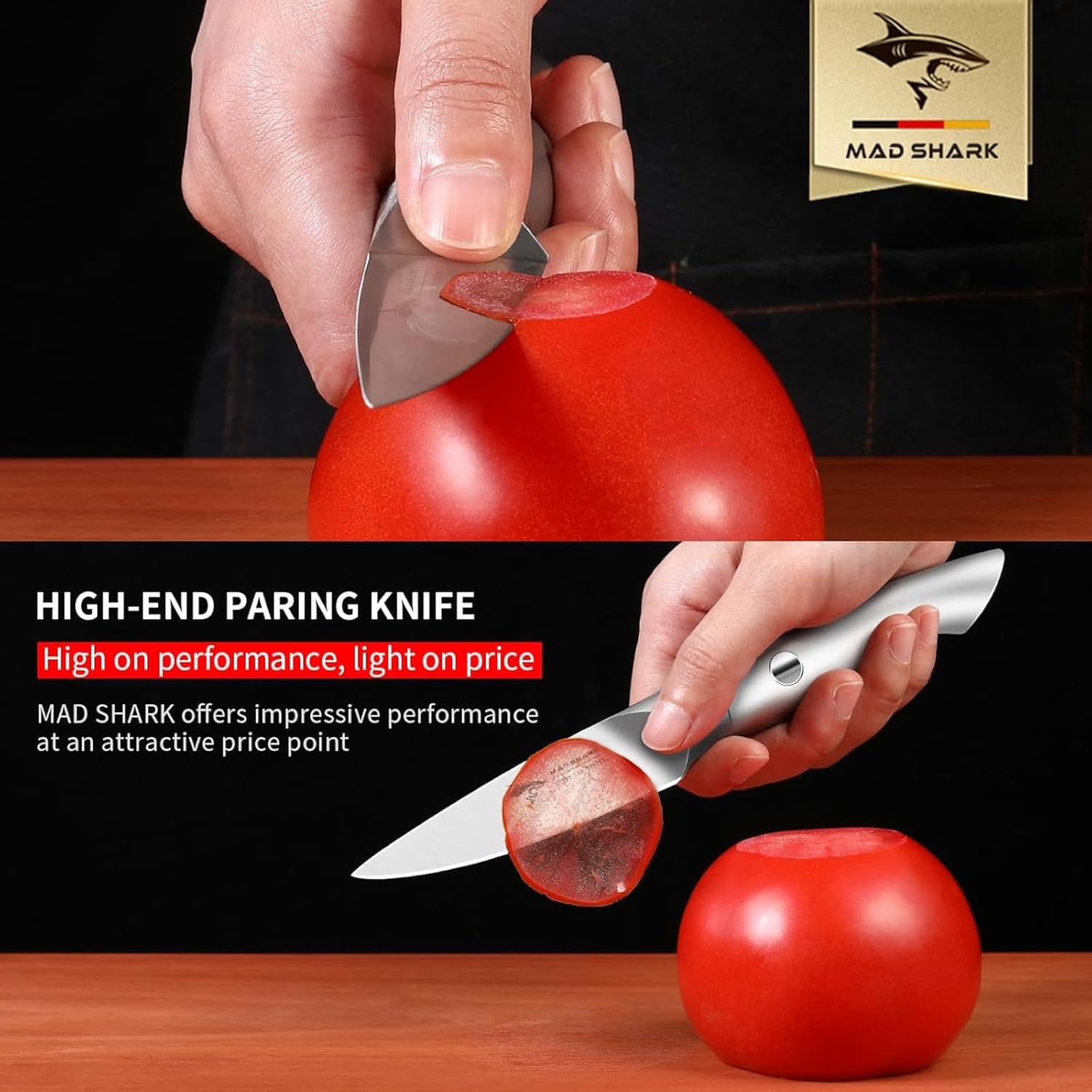 paring knife 3.5 inch ultra sharp german steel kitchen knife mega blades paring knife 3.5 inch ultra sharp german steel kitchen knife mega blades