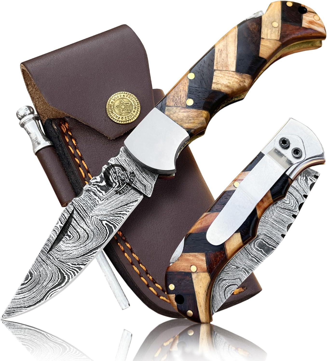 damascus pocket knife for men handmade folding knife mega blades damascus pocket knife for men handmade folding knife mega blades