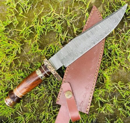 rigger knife 13 inch bowie knife with rosewood handle mega blades