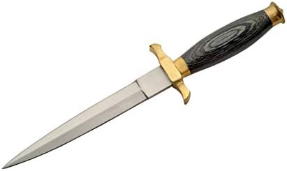 black wood renaissance dagger 10” steel | mega blades