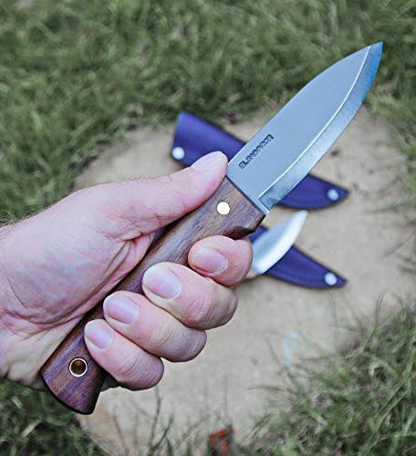 high carbon steel fixed blade knife with walnut handle | mega blades high carbon steel fixed blade knife with walnut handle | mega blades