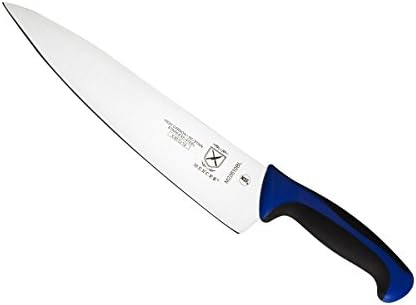10 inch chef's knife blue handle, high carbon japanese steel | mega blades
