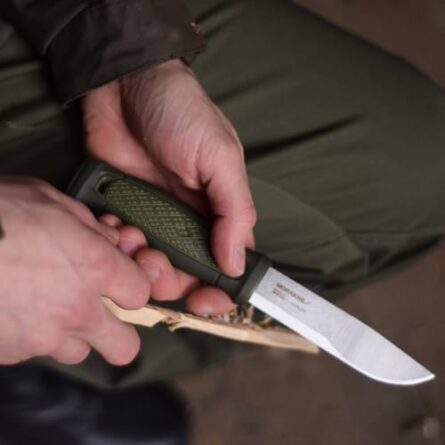 fixed blade bushcraft knife sandvik steel outdoor | mega blades