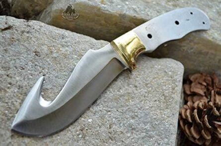 stainless steel knife 420ss pair 4" guthook blades | mega blades