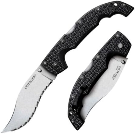 kukri tactical folding knife with tri ad lock aus10a | mega blades