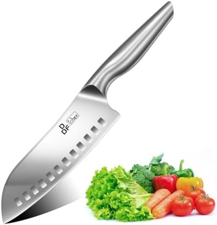 7 inch japanese santoku chef knife – ultra sharp ergonomic | mega blades