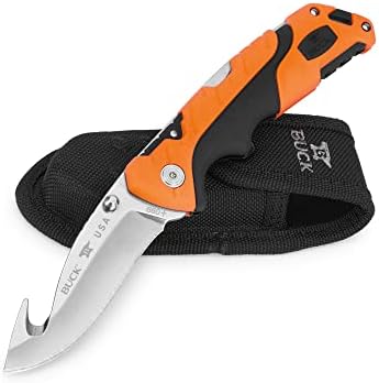 pursuit pro folding hunting knife – 3 5/8" guthook blade | mega blades