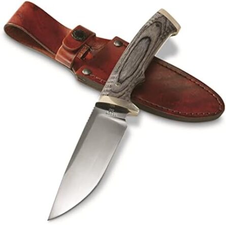 fixed blade hunting knife with drop point sheath | mega blades