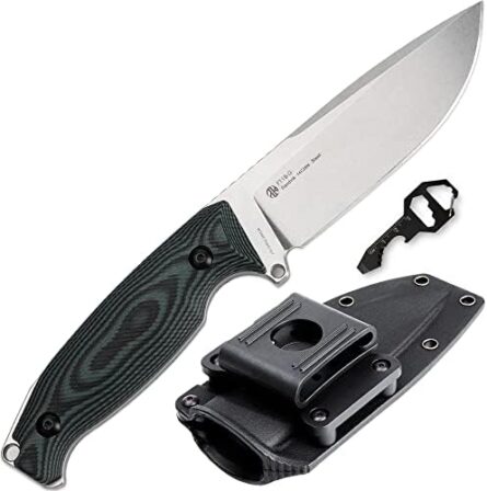 small fixed blade knife with sheath 360 rotate | mega blades