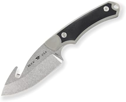 alpha hunter fixed blade hunting knife with guthook | mega blades