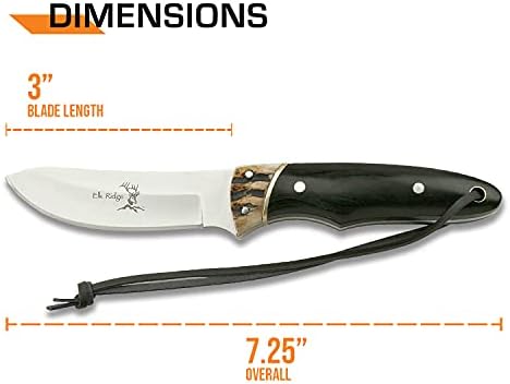 fixed blade knife stainless steel jig bone & wood handle | mega blades fixed blade knife stainless steel jig bone & wood handle | mega blades