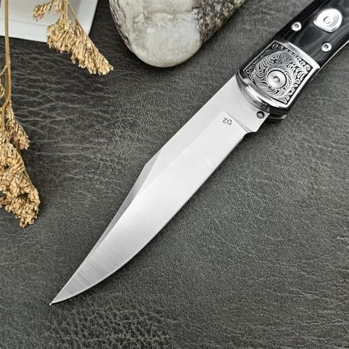 d2 steel folding pocket knife w/ sheath | mega blades d2 steel folding pocket knife w/ sheath | mega blades