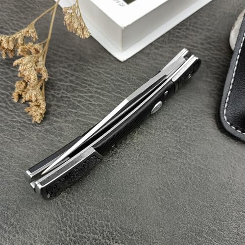 d2 steel folding pocket knife w/ sheath | mega blades d2 steel folding pocket knife w/ sheath | mega blades