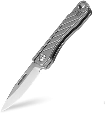 titanium pocket knife for men mini edc folding knife | mega blades