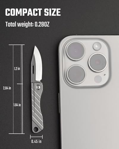 titanium pocket knife for men mini edc folding knife | mega blades titanium pocket knife for men mini edc folding knife | mega blades