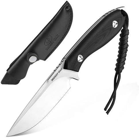 8.75 inch fixed blade knife with leather sheath for outdoor use | mega blades 8.75 inch fixed blade knife with leather sheath for outdoor use | mega blades